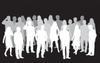 Silhouette of people