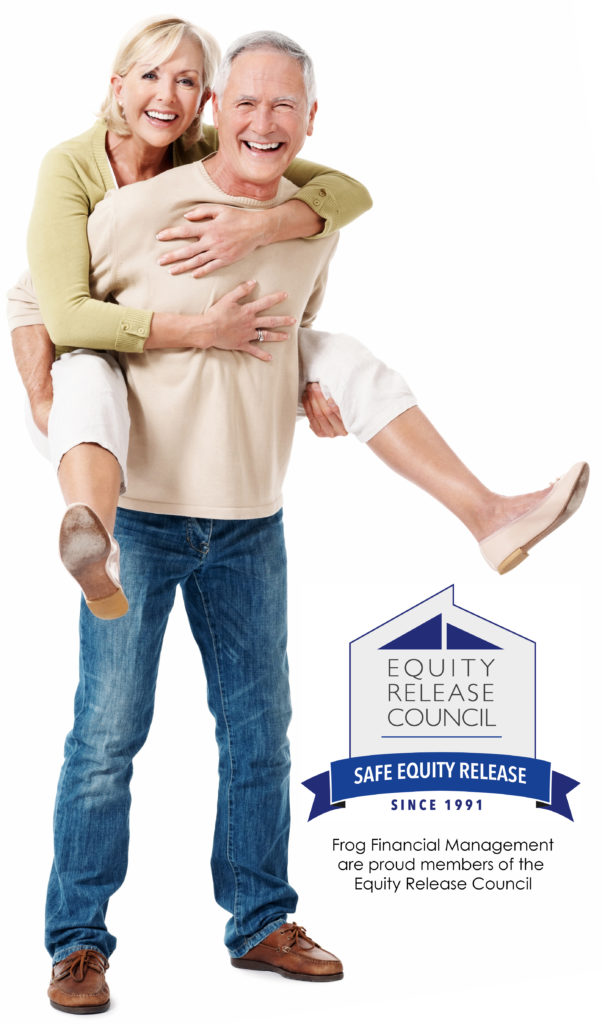 Older couple laughing together